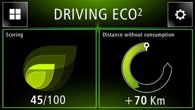Renault R&Go - écran Renault Driving ECO2