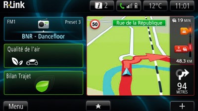 Renault support multimédia - aide système R-LINK