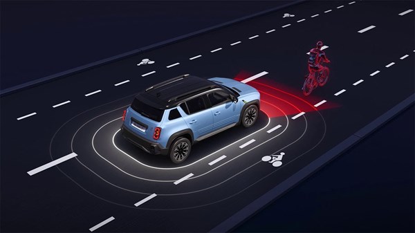 le freinage actif d'urgence - R4 E-Tech électrique - Renault