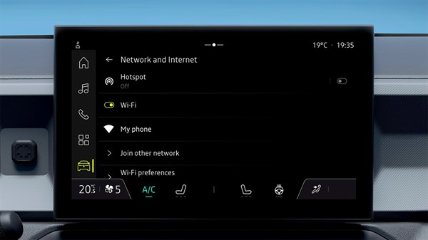 partage de connexion - Renault Duster
