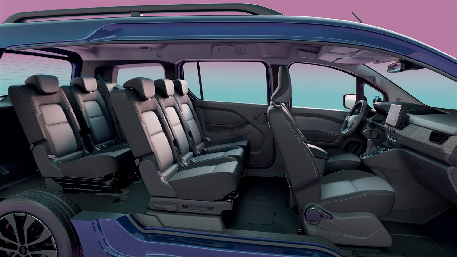 sièges modulables - modularité - Renault Grand Kangoo