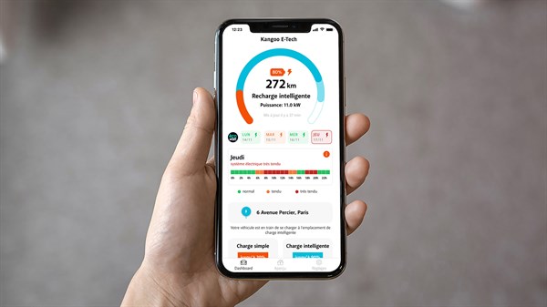 Mobilize smart charge - Renault Kangoo E-Tech electric