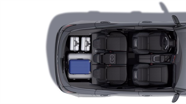 banquette arrière - space control - Renault- 5 places