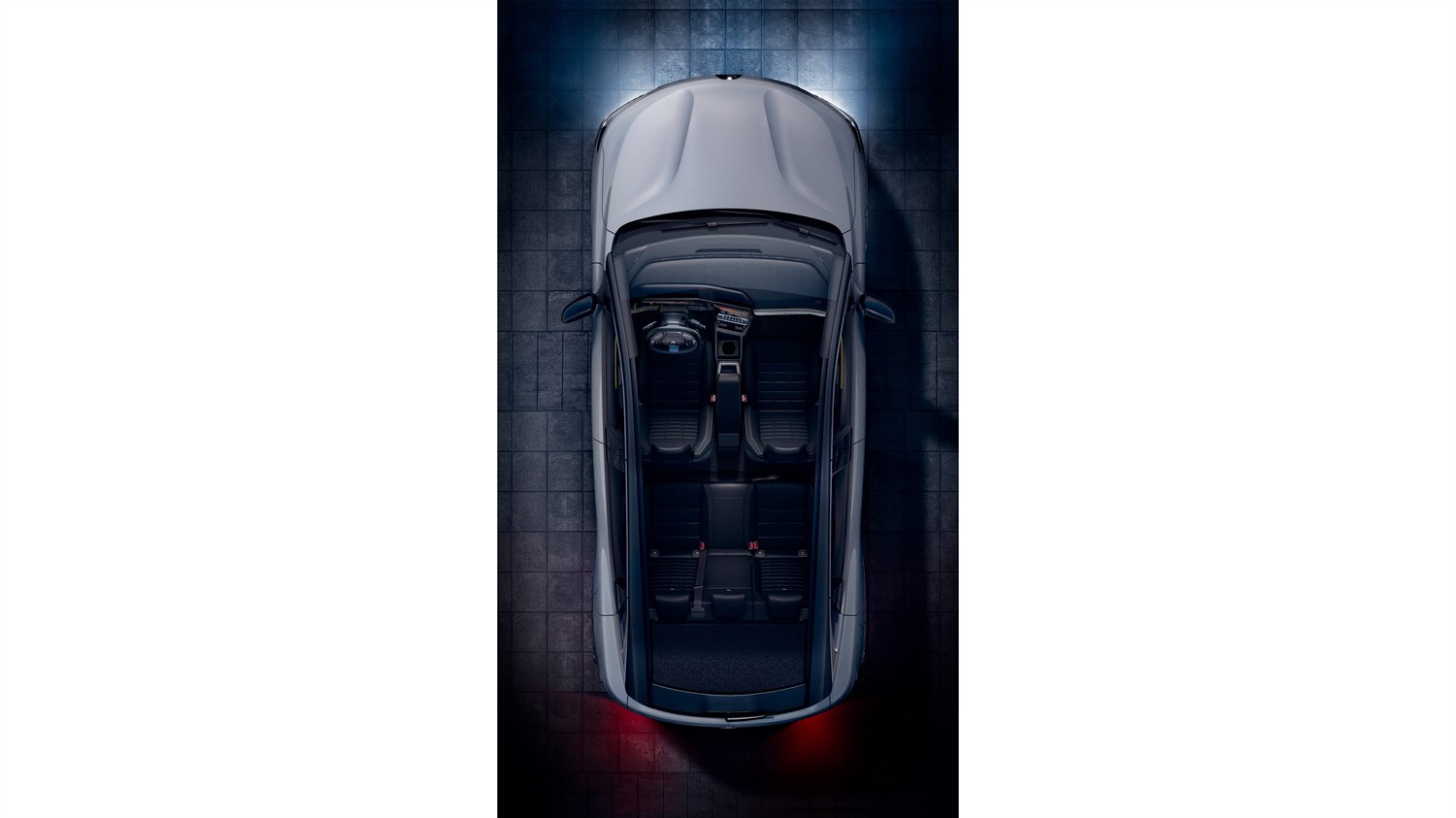 Renault Megane E-Tech 100% électrique - avant, planche de bord, places arrières, coffre 